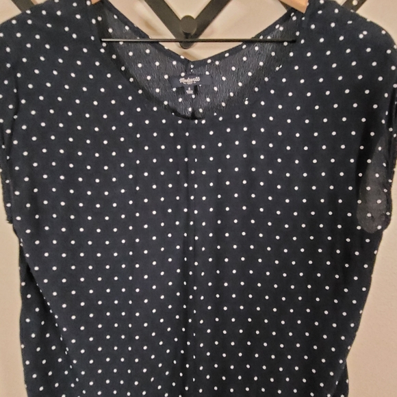 Madewell Layout Tunic Dress | Polka-Dot Dress |Tunic Dress | Madewell Dress | S - Picture 7 of 15